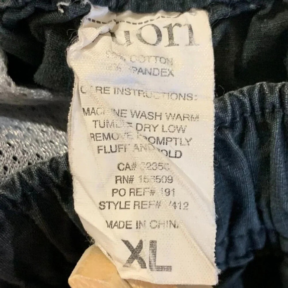 Vuori Men's Ripstop Pant DuraTerra Elastic Waist Front Tie Pants Size XL - Picture 8 of 12